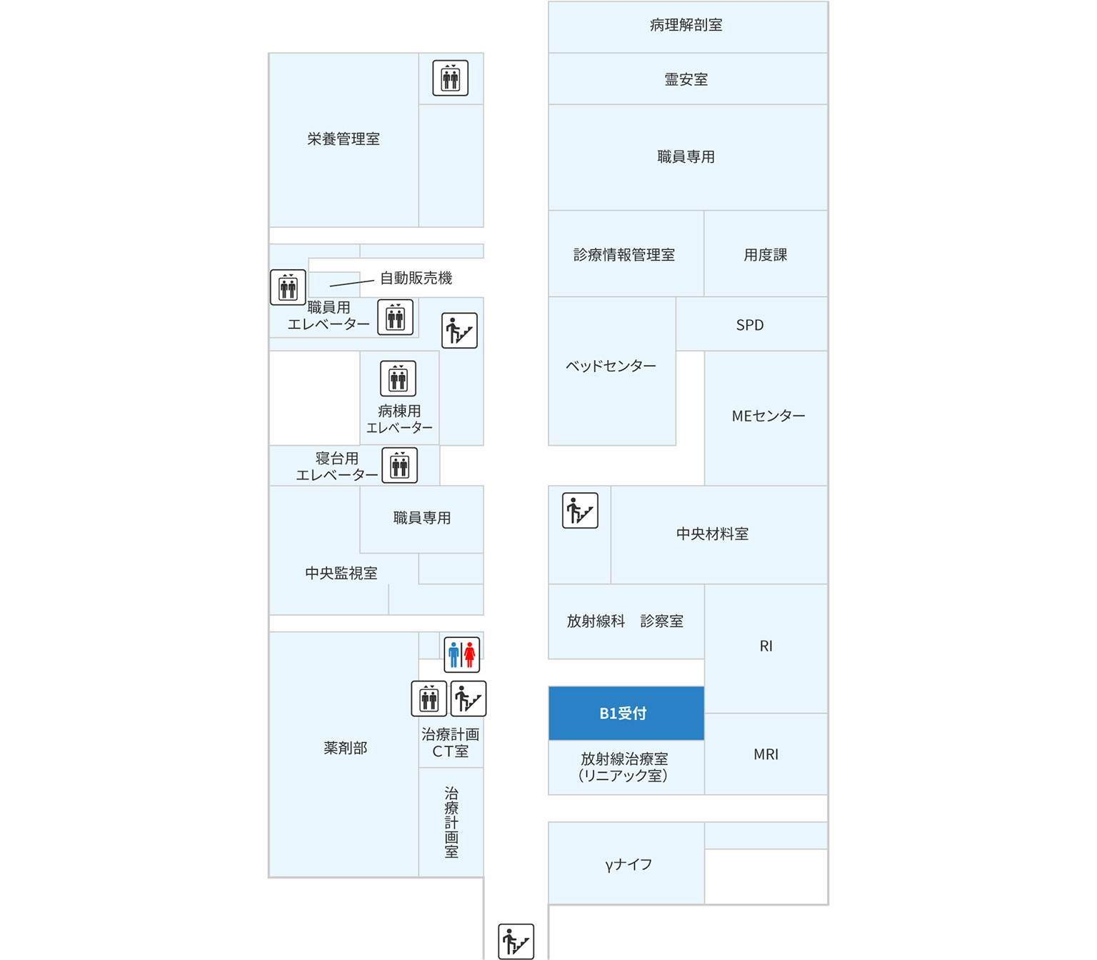 案内図 地下1階